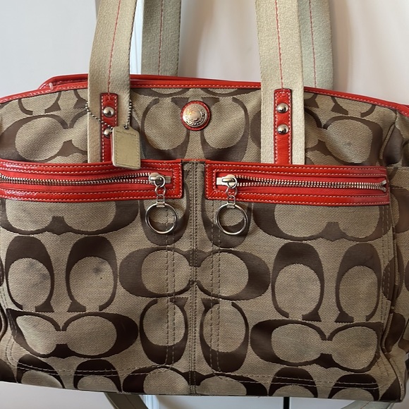 Coach Diaper Bag with changing pad and Coach wallet - Picture 6 of 11